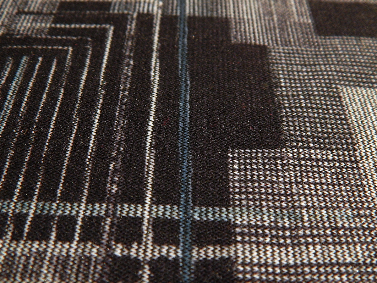 Black N Blue Grid Ponte De Roma