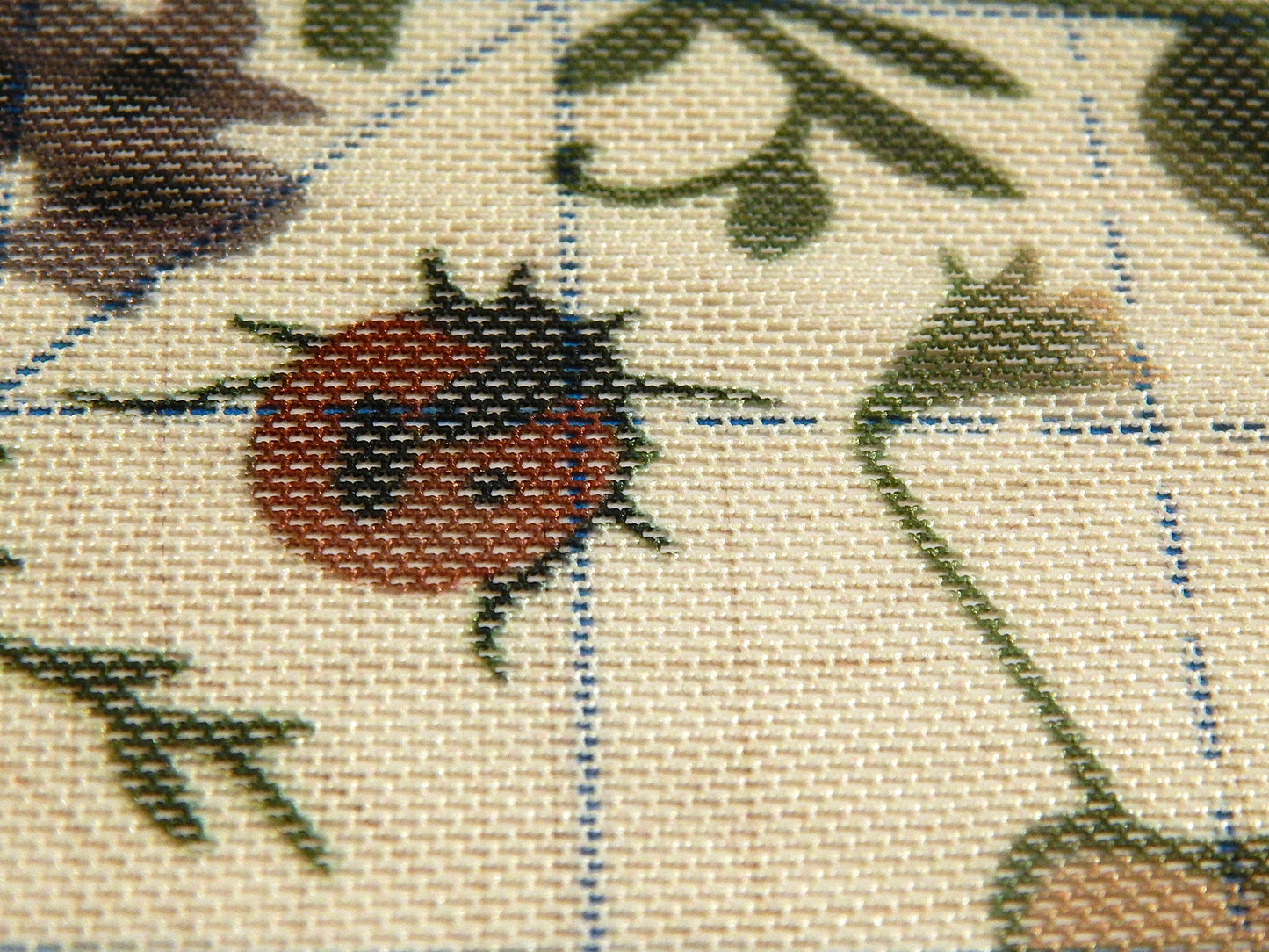White and Floral Print Powermesh - Telio