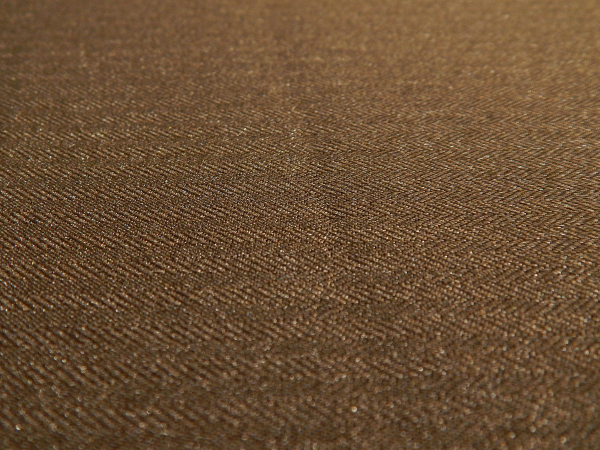 Brown Herringbone Suiting