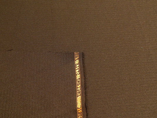 Brown Herringbone Suiting