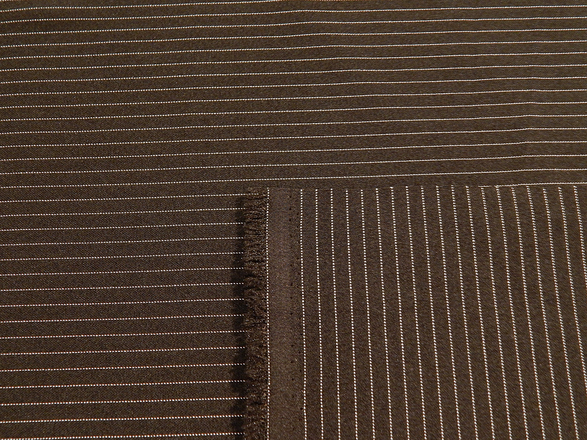 Black and White Pinstripe Suiting