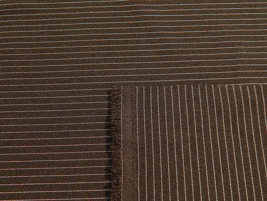 Black and White Pinstripe Suiting