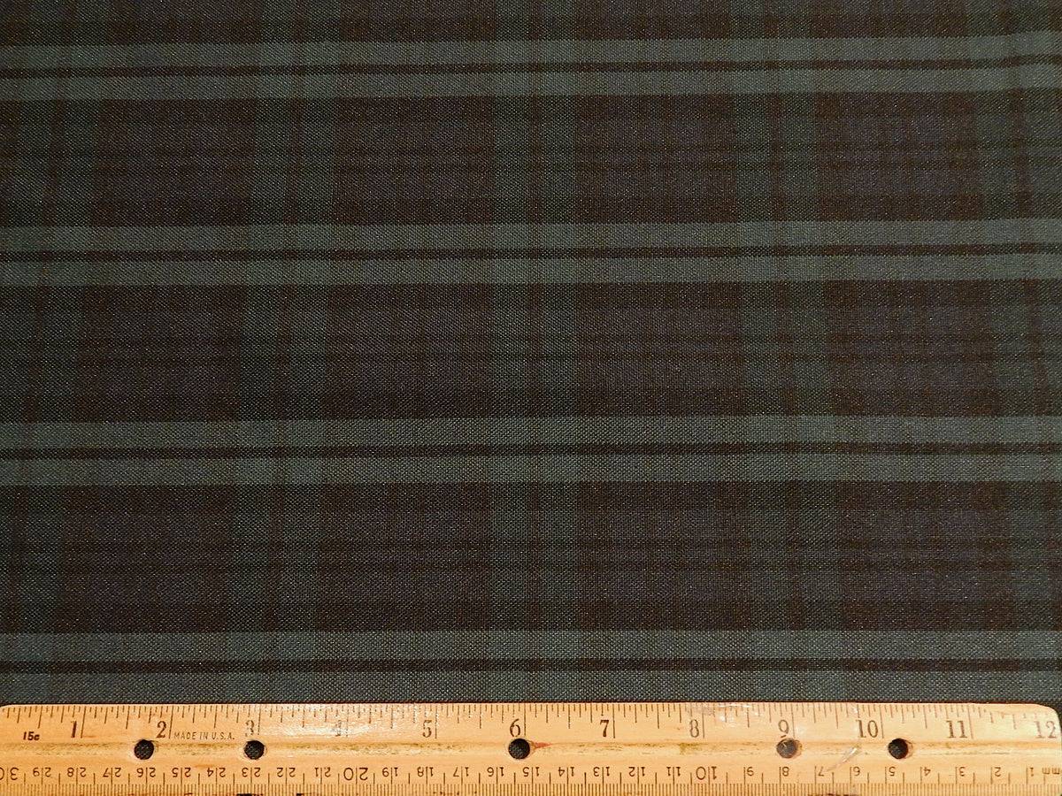 Black and Blue Tartan Plaid