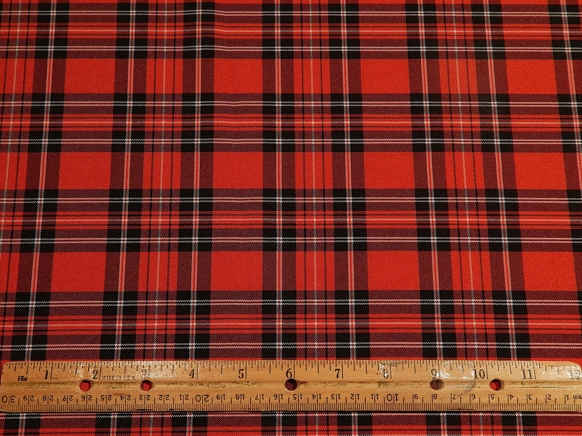 Red & Black Holiday Tartan Plaid