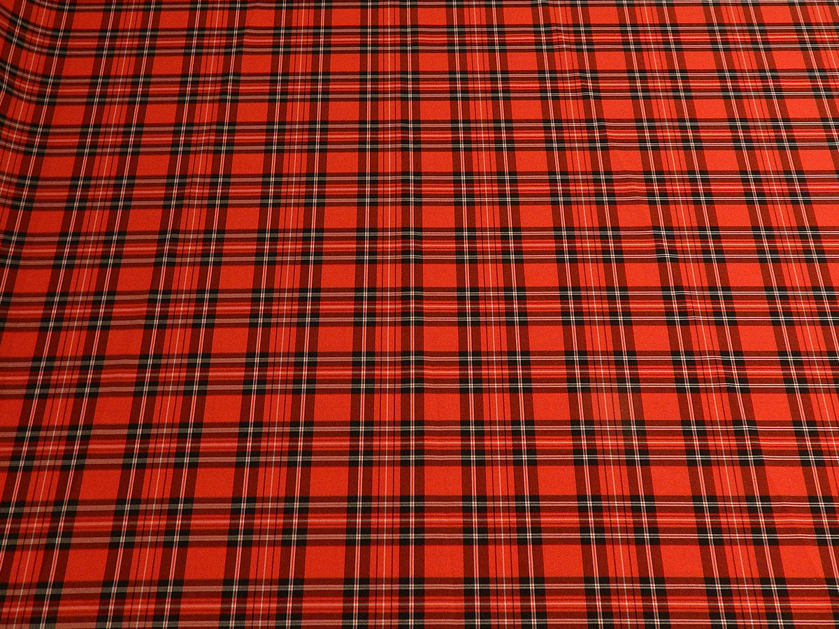 Red & Black Holiday Tartan Plaid