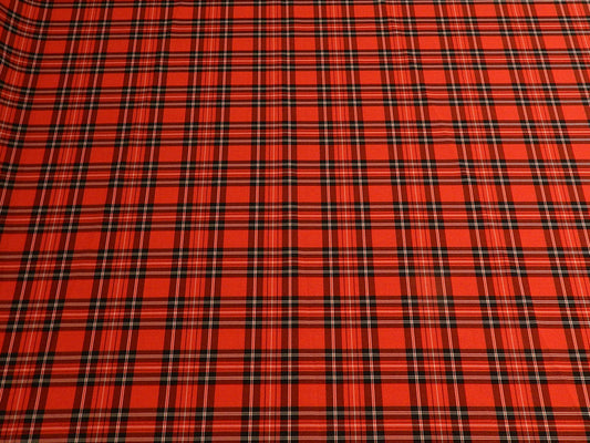 Red & Black Holiday Tartan Plaid