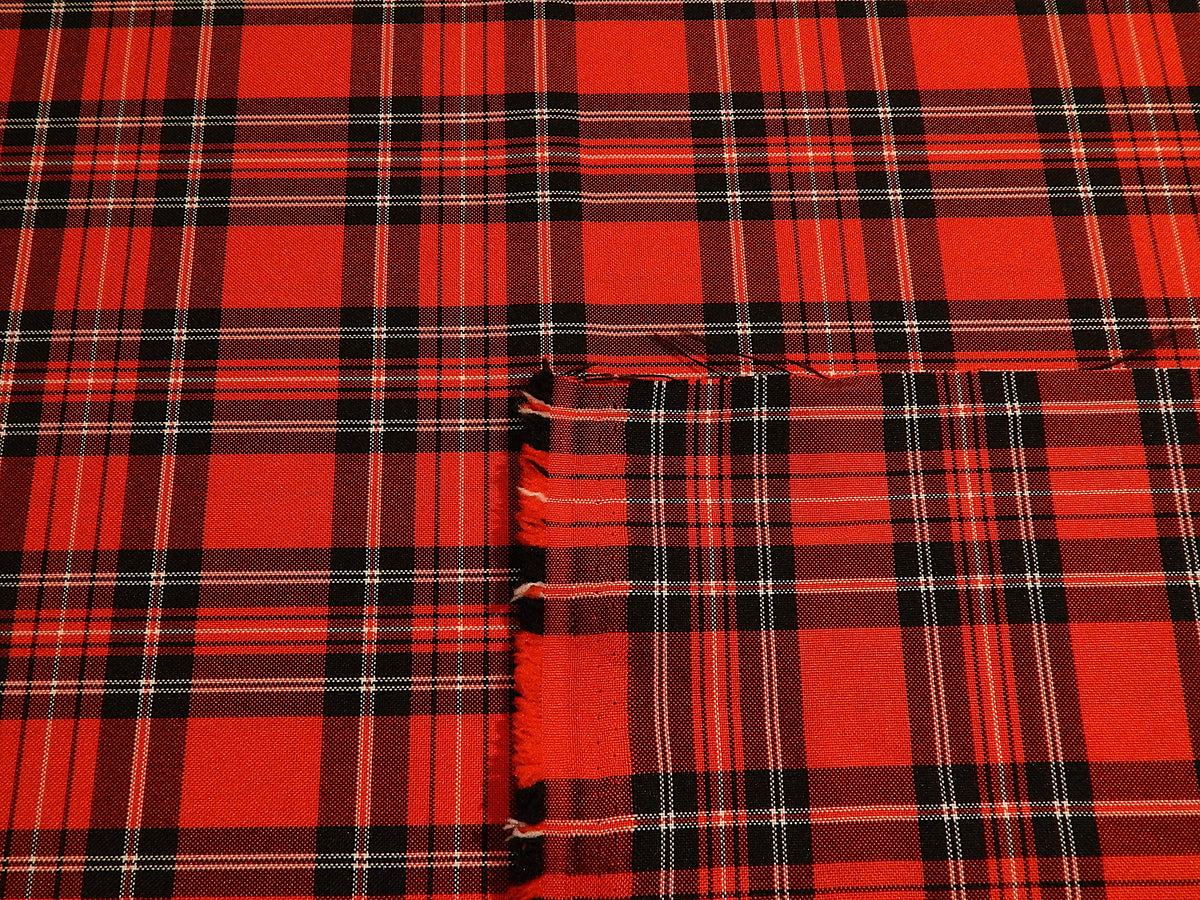 Red & Black Holiday Tartan Plaid
