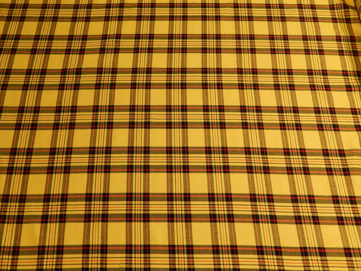 Yellow, Black, & Red Plaid