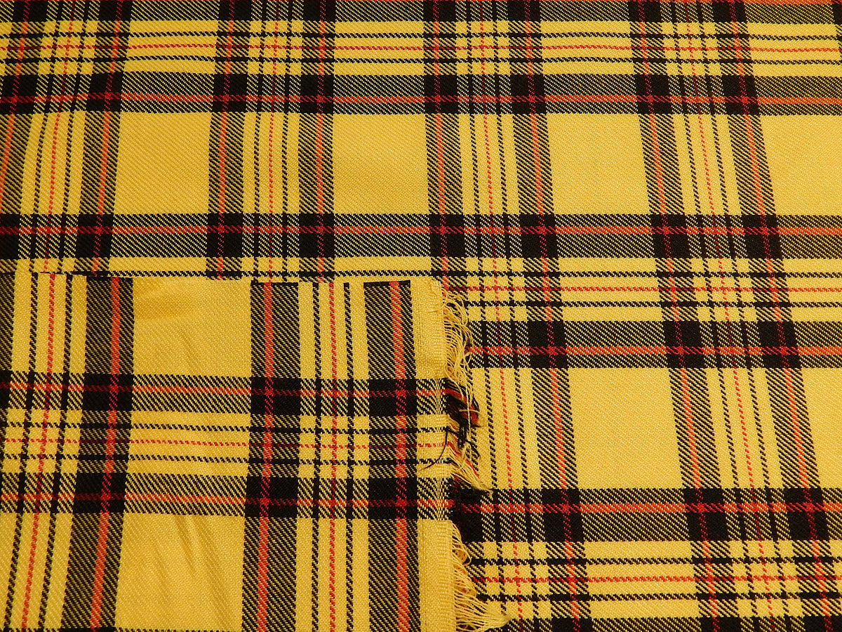 Yellow, Black, & Red Plaid