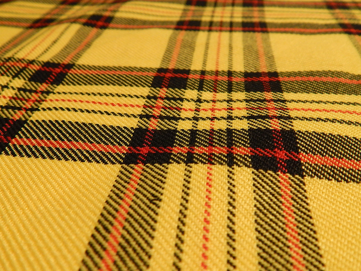 Yellow, Black, & Red Plaid
