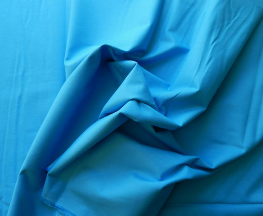 painters palette artesian bright blue cotton quilting fabric