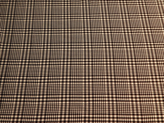 Black and White Houndstooth Plaid