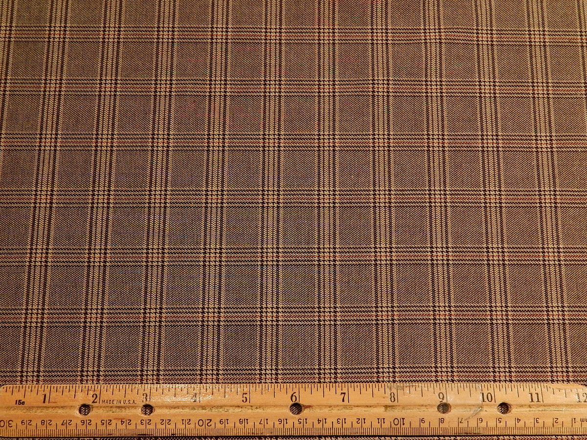 Brown & Taupe Small Plaid