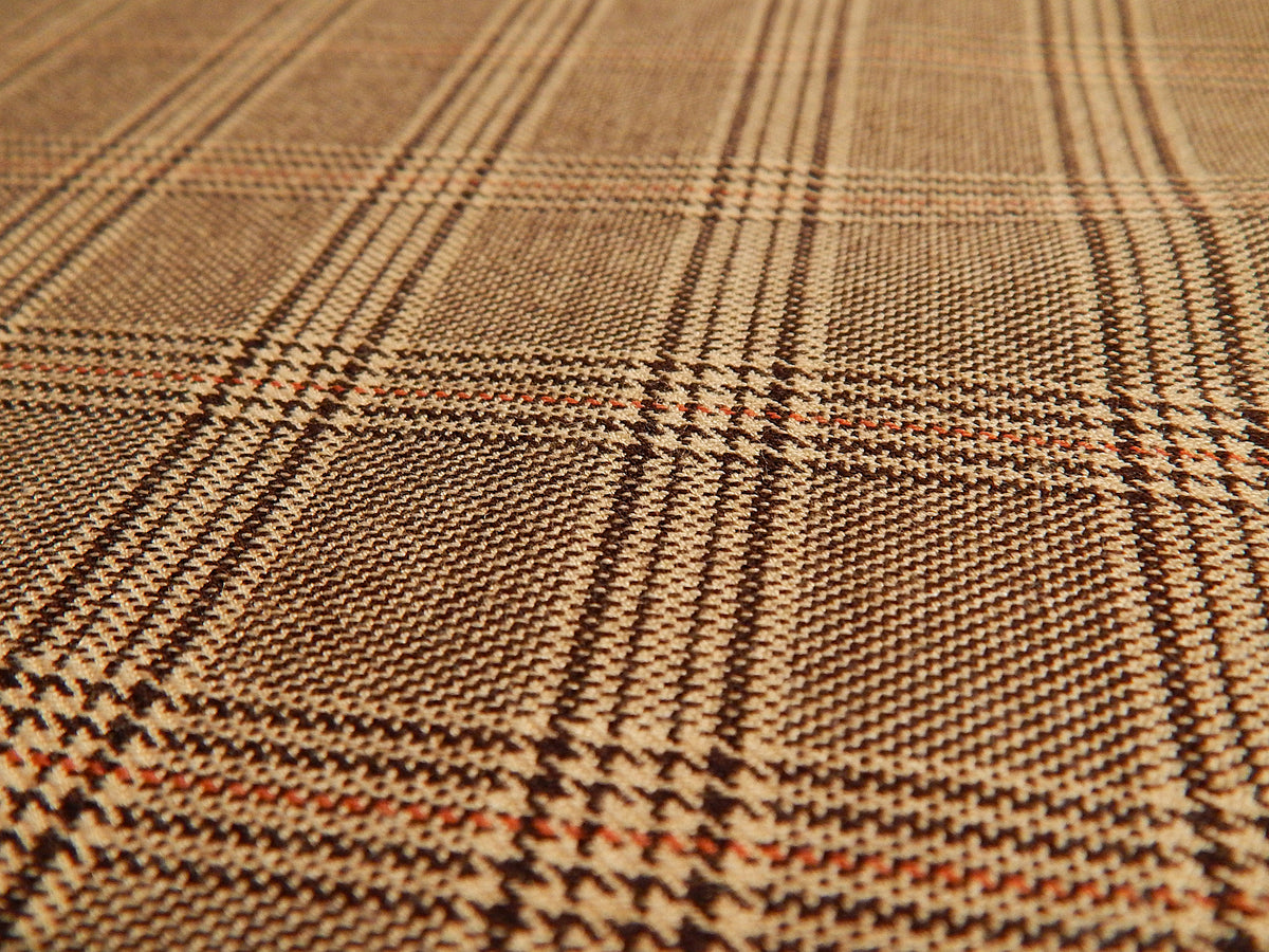 Brown & Taupe Small Plaid