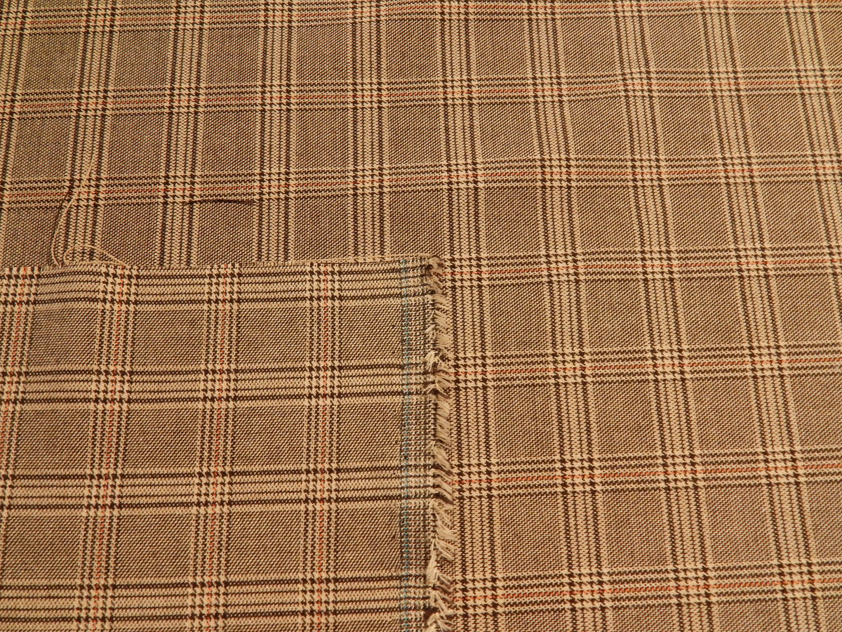 Brown & Taupe Small Plaid