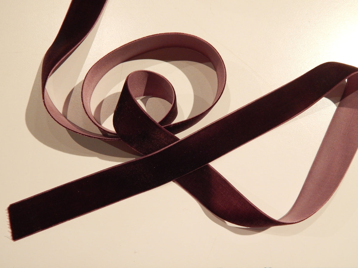 1" Velvet Ribbon - Multiple Colors - BTY