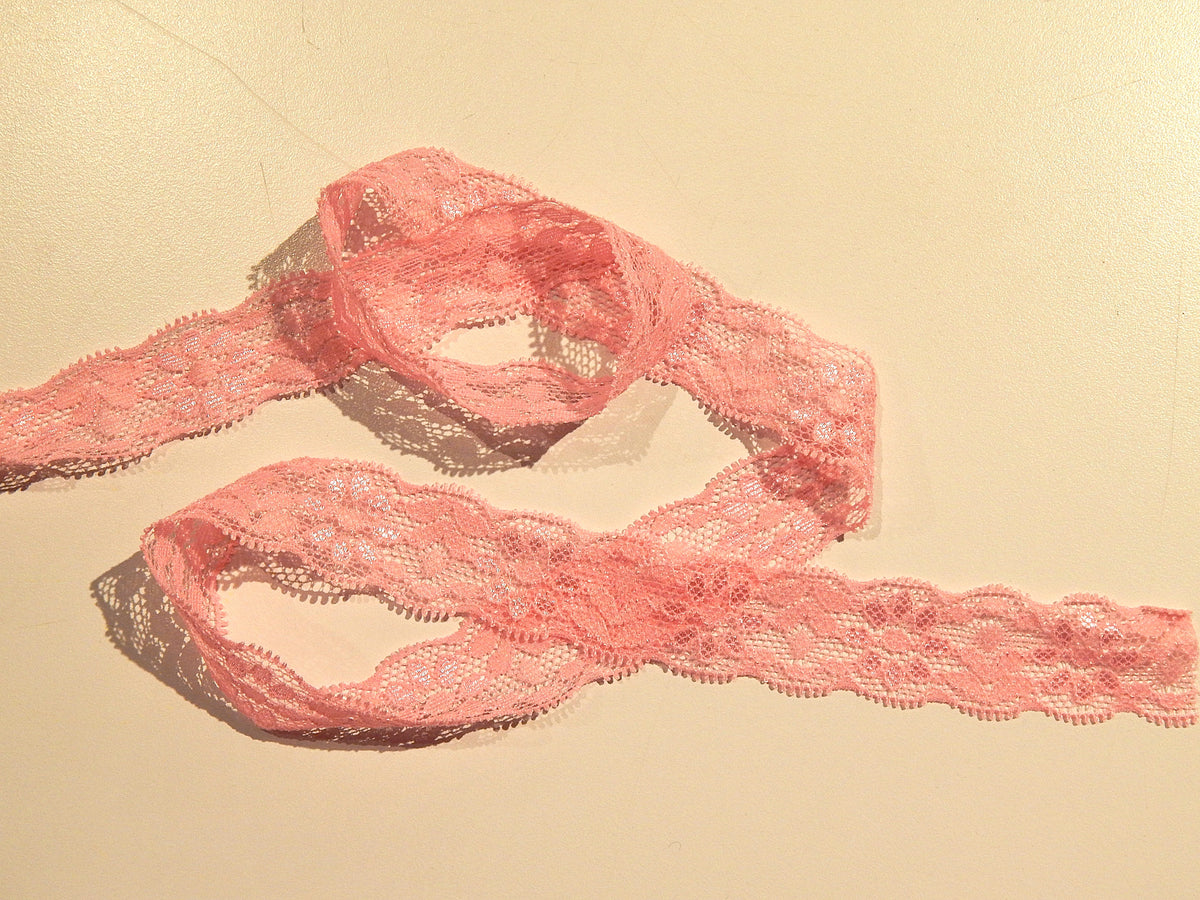 Lingerie Stretch Lace Elastic - 5yd Rolls - Multiple Colors