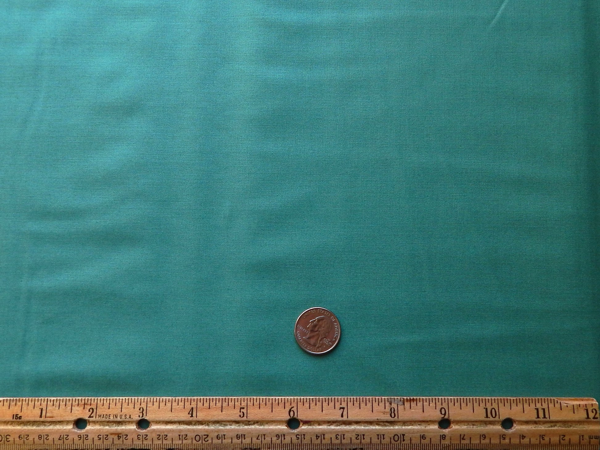 kale teal turquoise blue cotton fabric