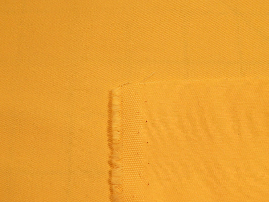 Lemon Yellow Cotton Chino Twill