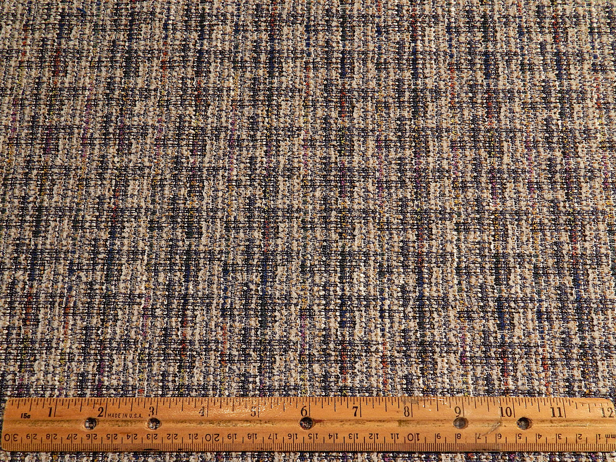 Blue Tweedy Sweater Knit