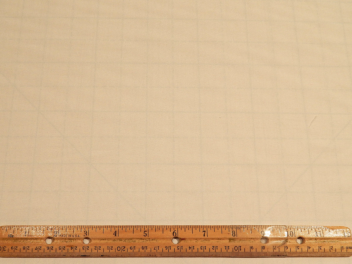 Off White Rayon Crepe
