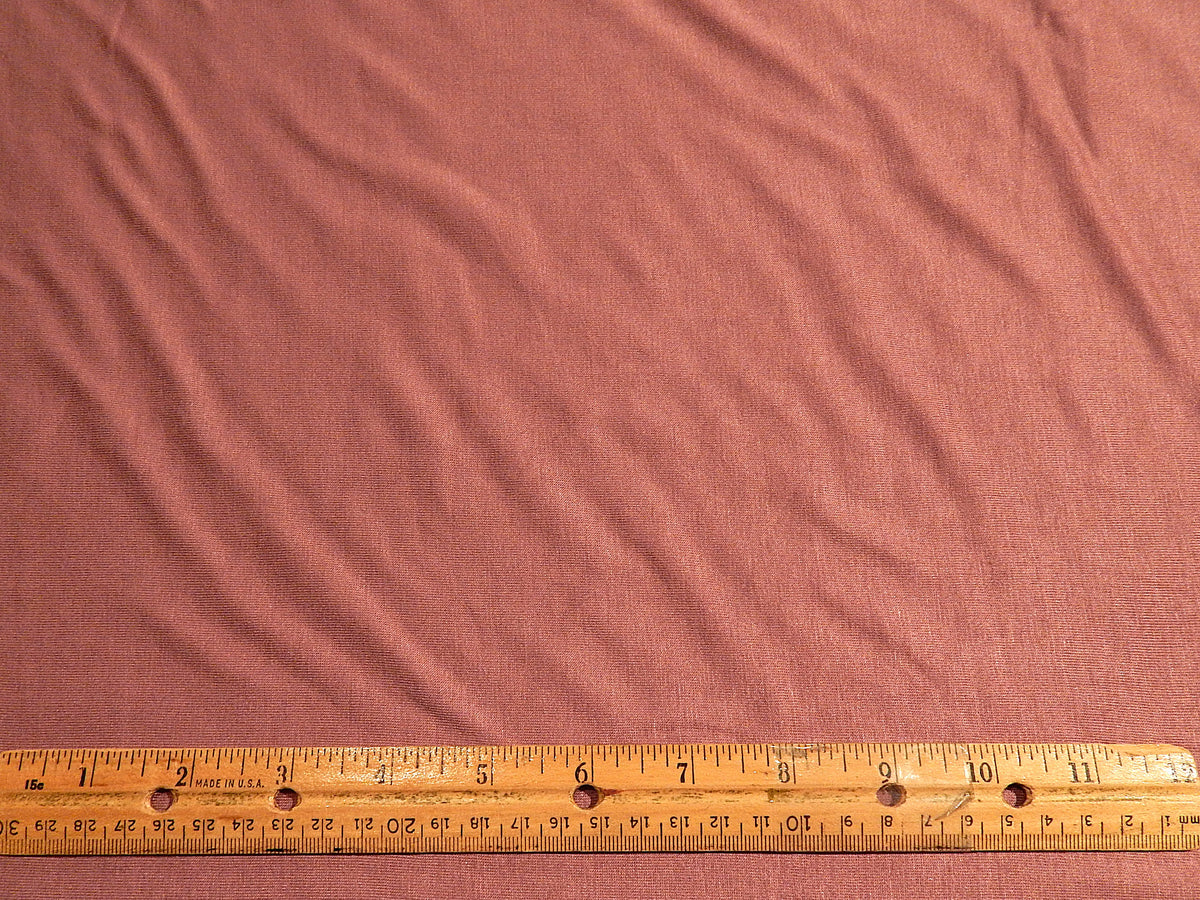Dusty Mauve Rayon Jersey