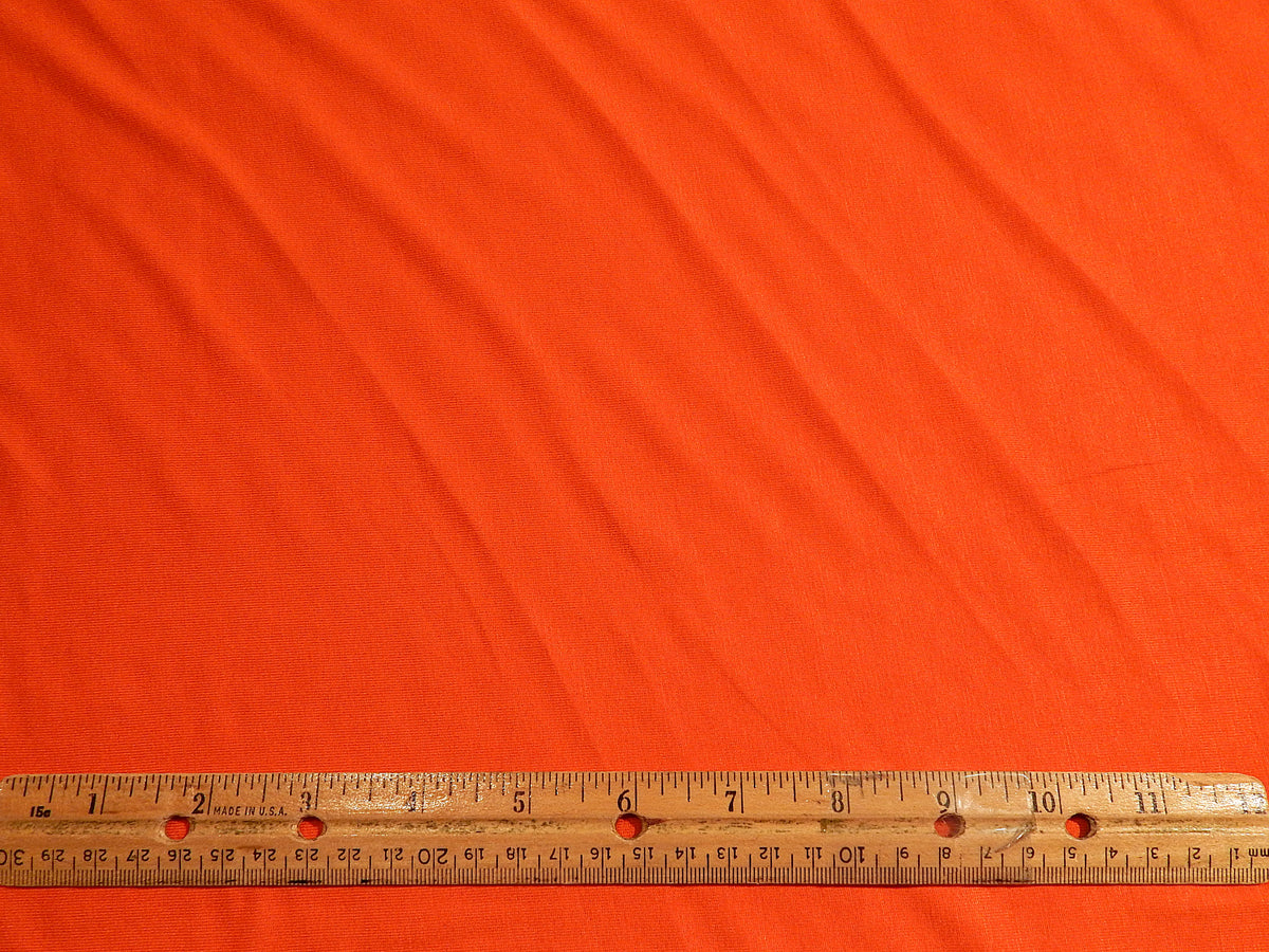 Hunter Orange Rayon Jersey
