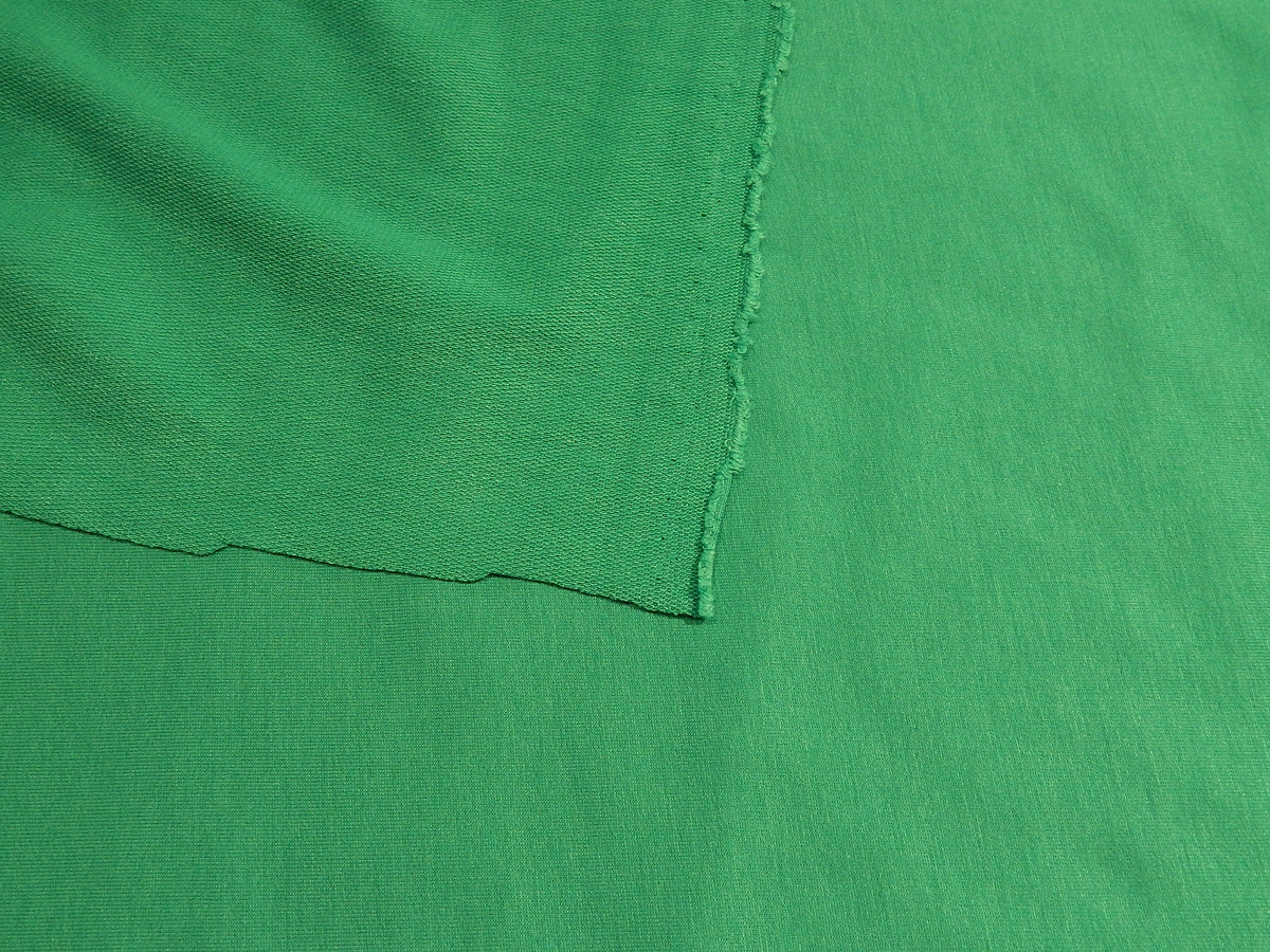 Kelly Green Rayon French Terry