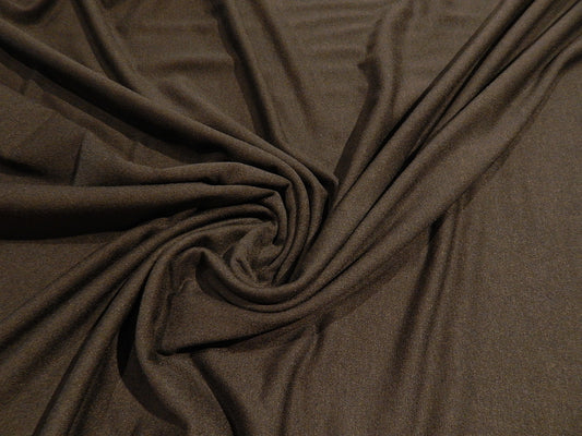 black lightweight rayon spandex french terry tshirt deadstock knit fabric