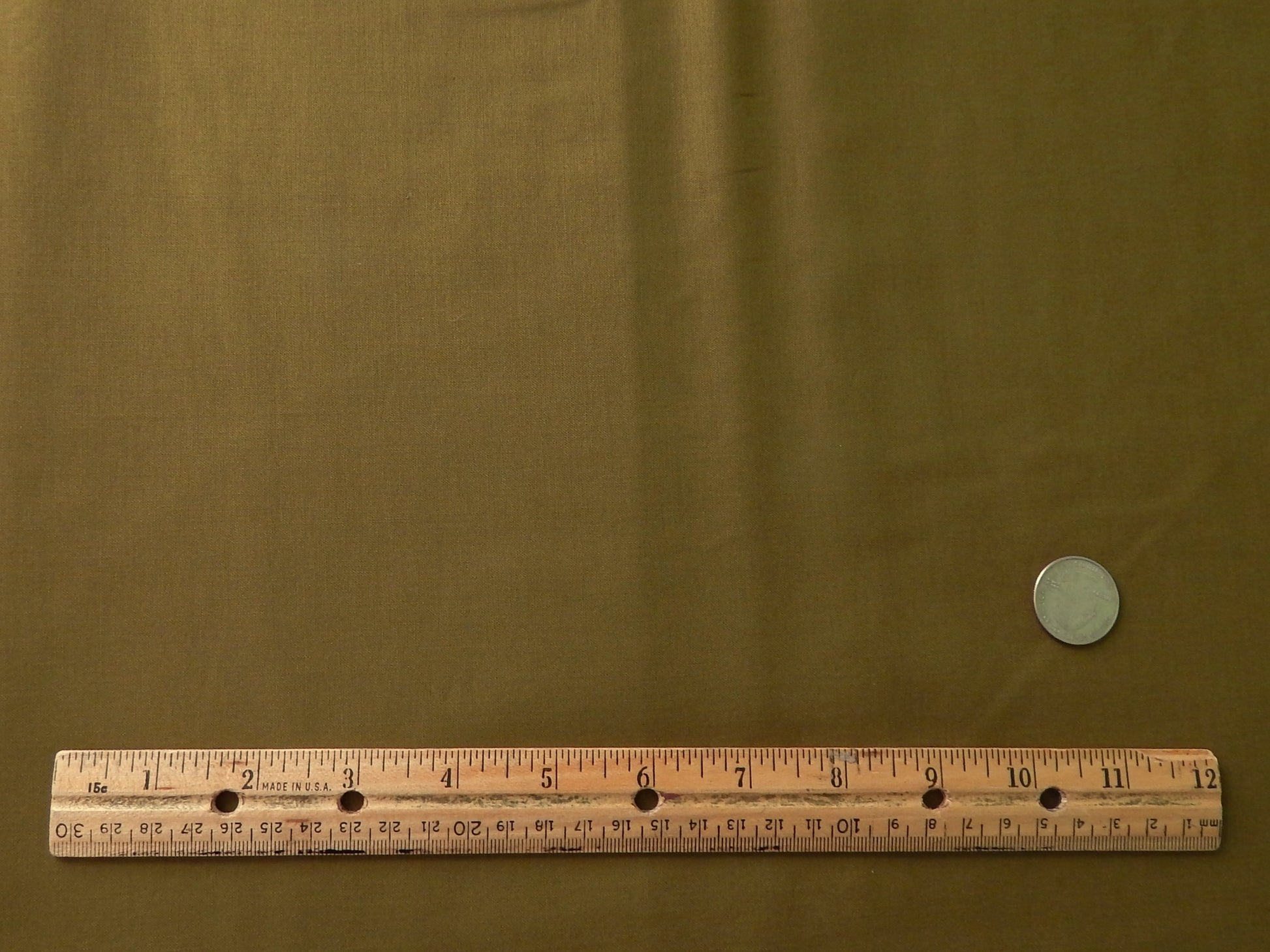 old green olive cotton fabric