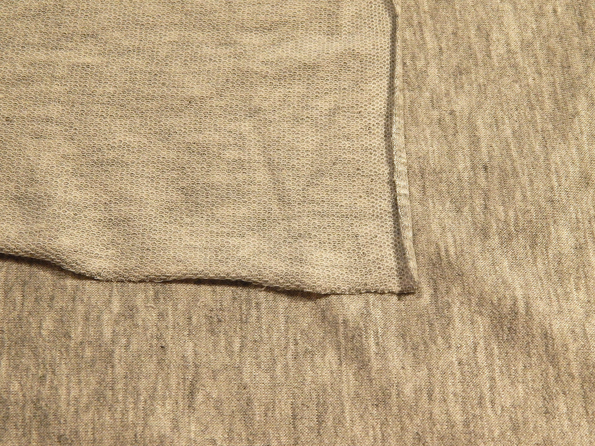 Heathered Light Grey Rayon French Terry