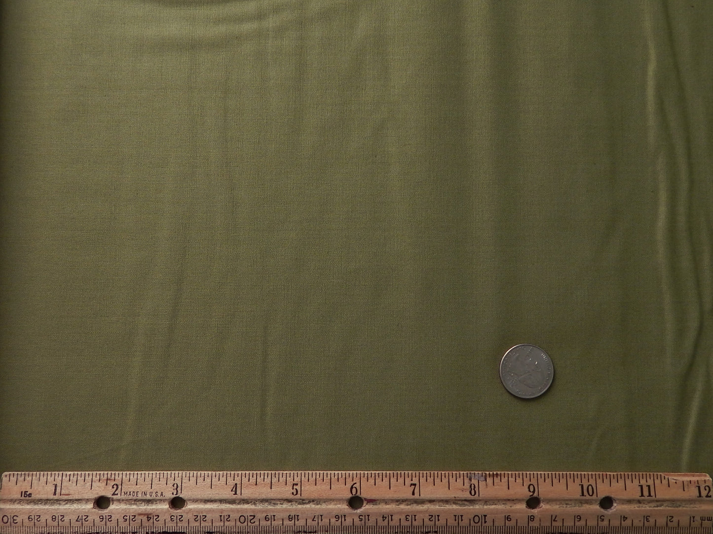 dark guacamole green cotton fabric