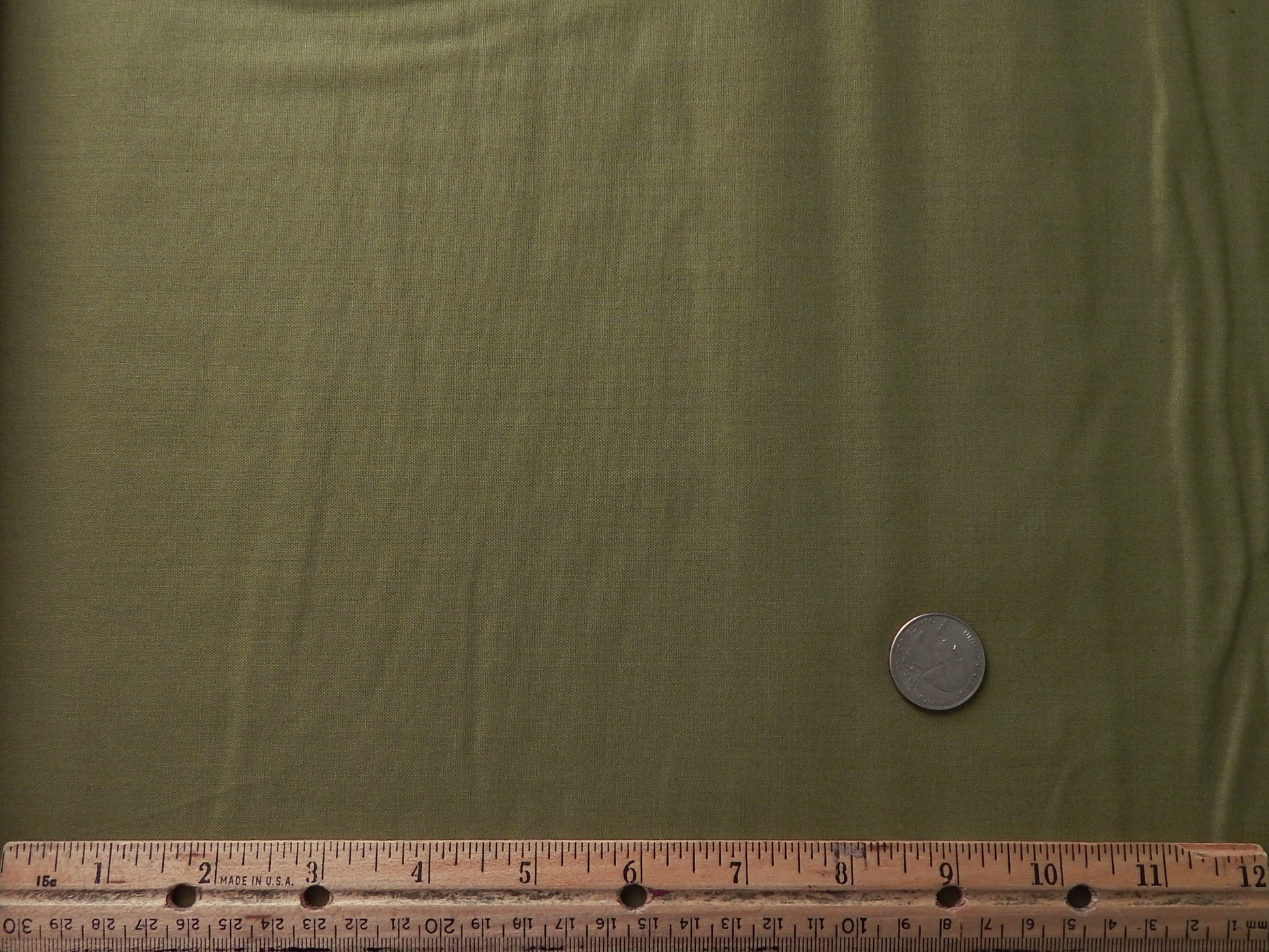 dark guacamole green cotton fabric