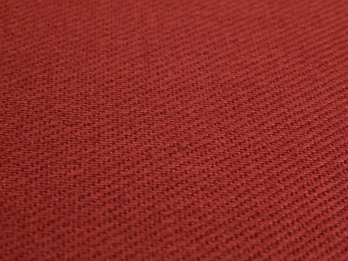 Burgundy Brushed Bull Denim