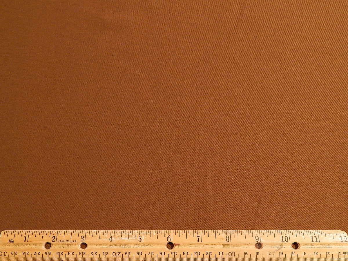Brown Brushed Bull Denim