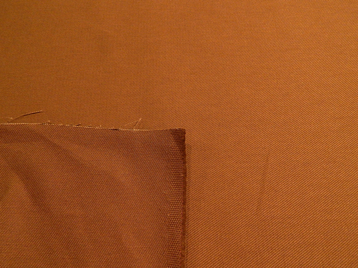 Brown Brushed Bull Denim
