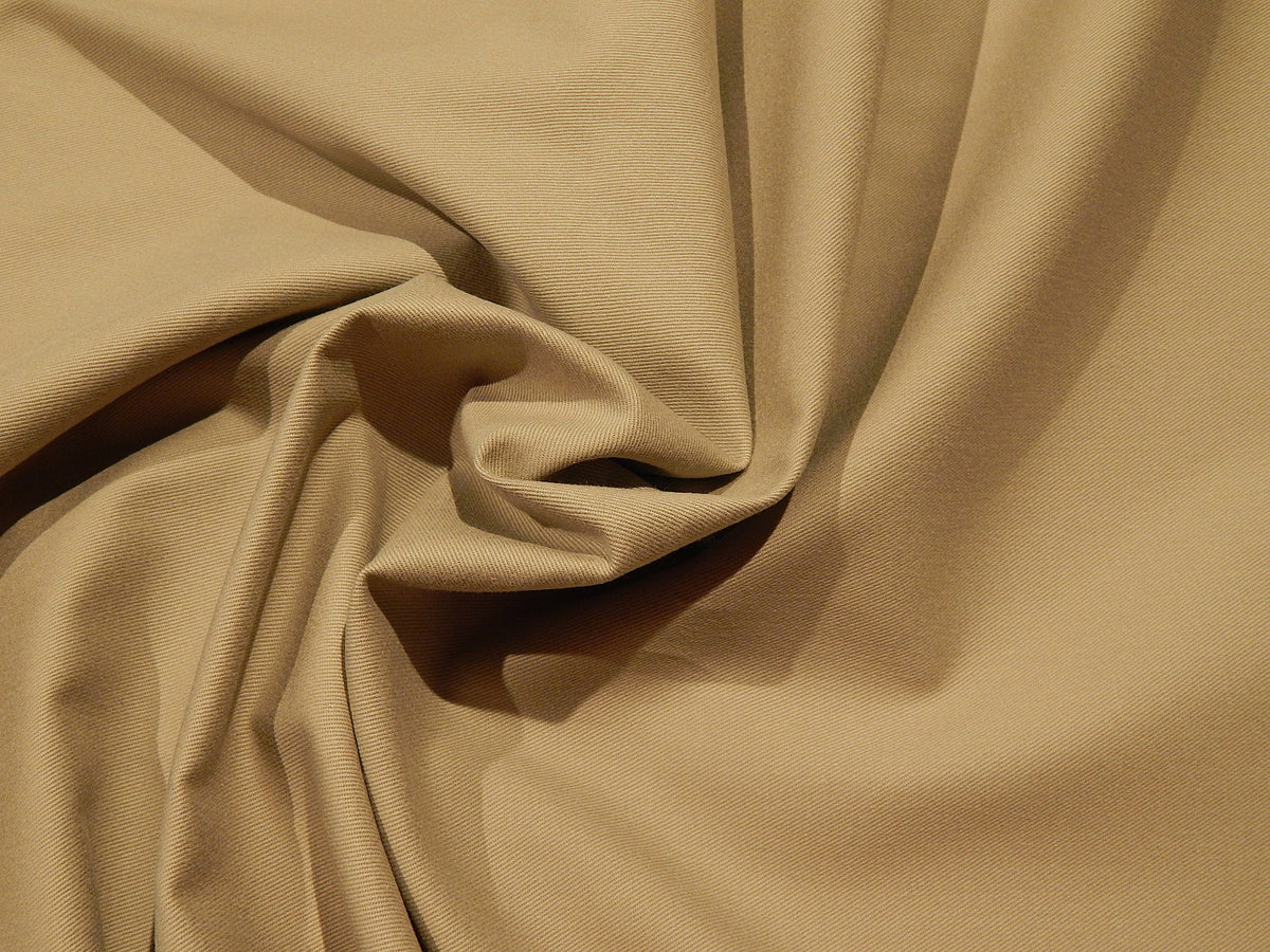 gravel tan grey cotton chino twill lightweight pants fabric