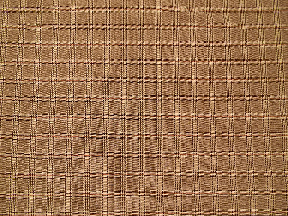 Brown & Taupe Small Plaid