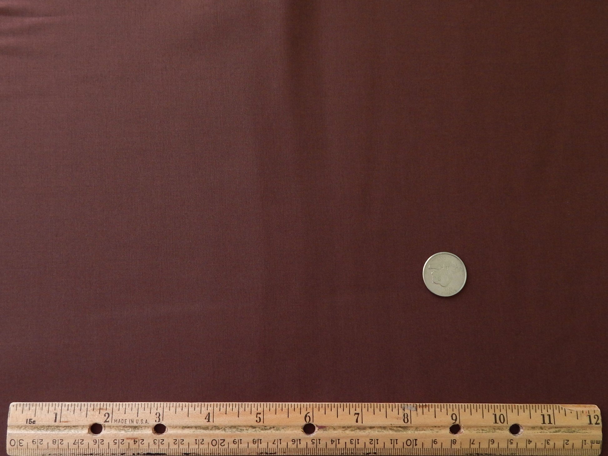 solid coffee bean brown cotton fabric