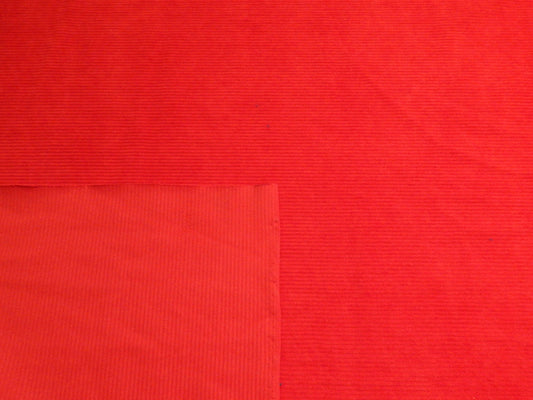 Red Stretch Corduroy