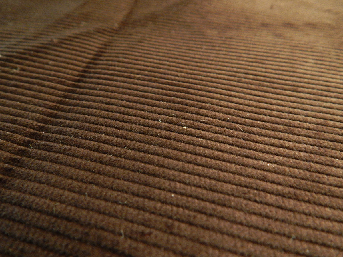 Dark Brown Cotton Corduroy
