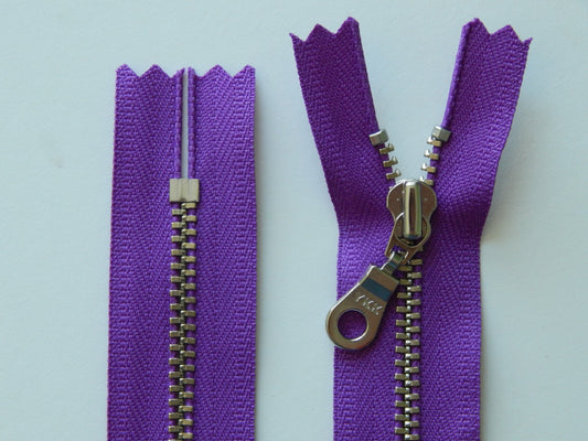 purple bag zipper