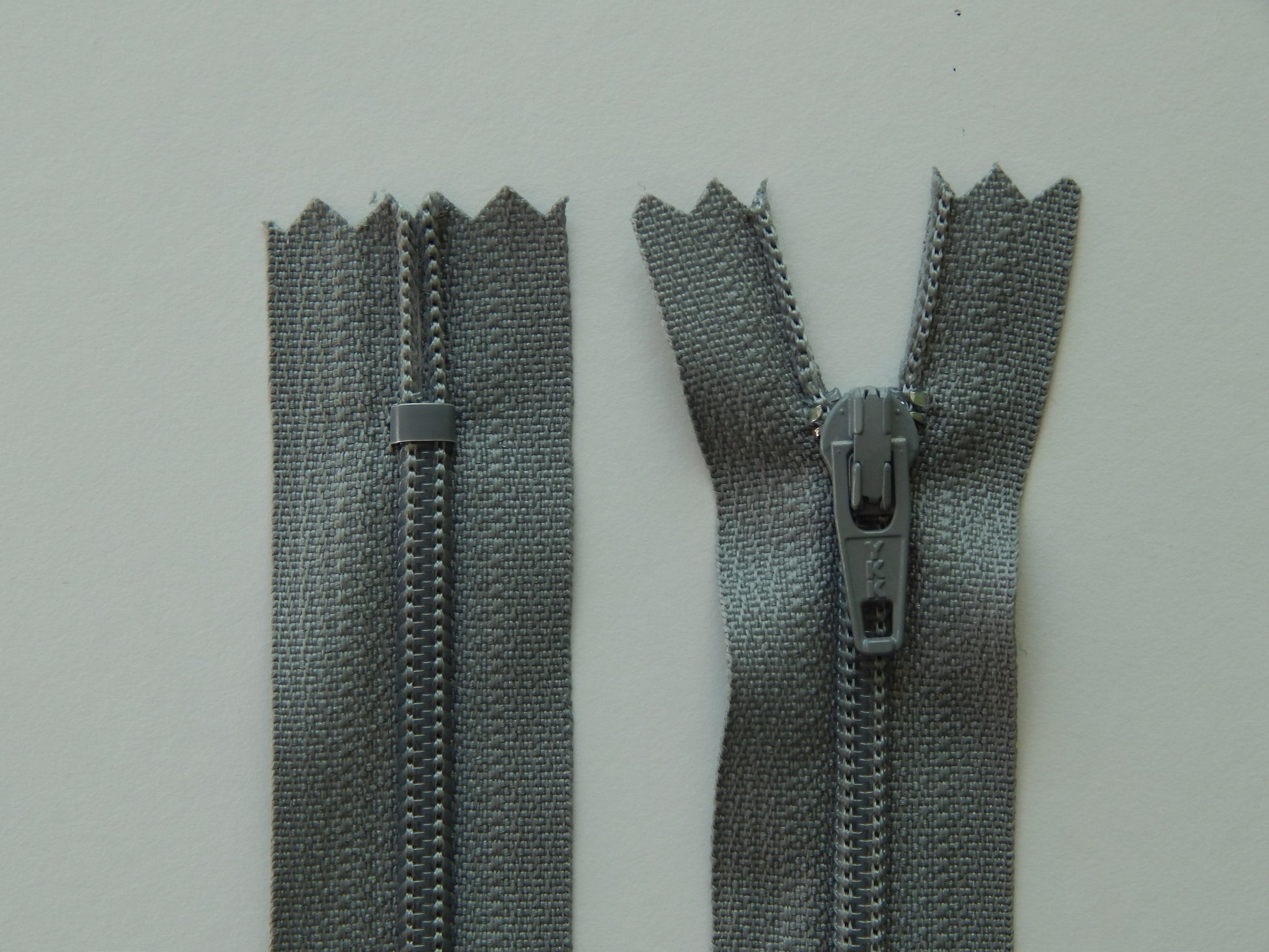 medium grey nylon dress zipper