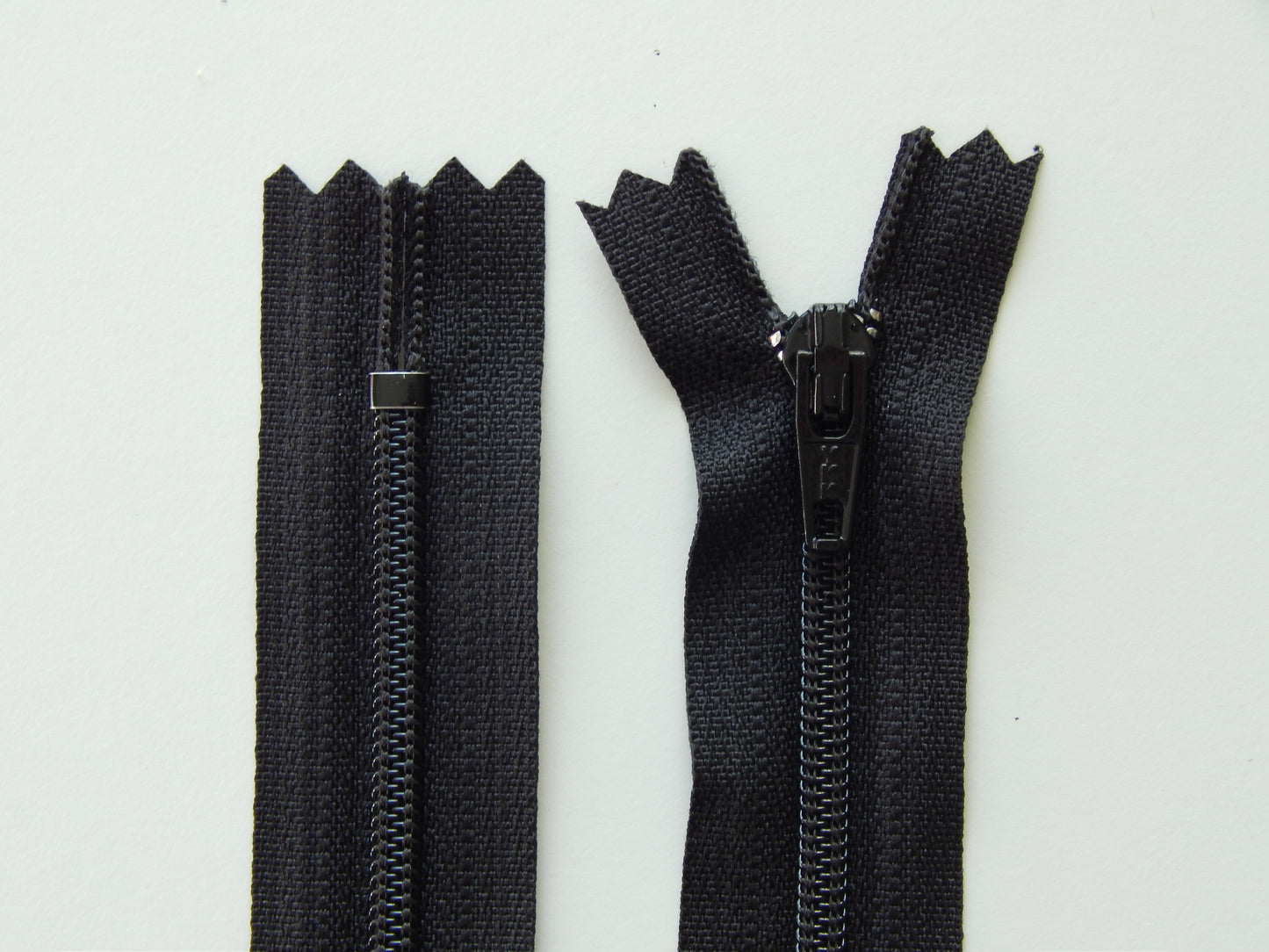 black nylon dress zipper