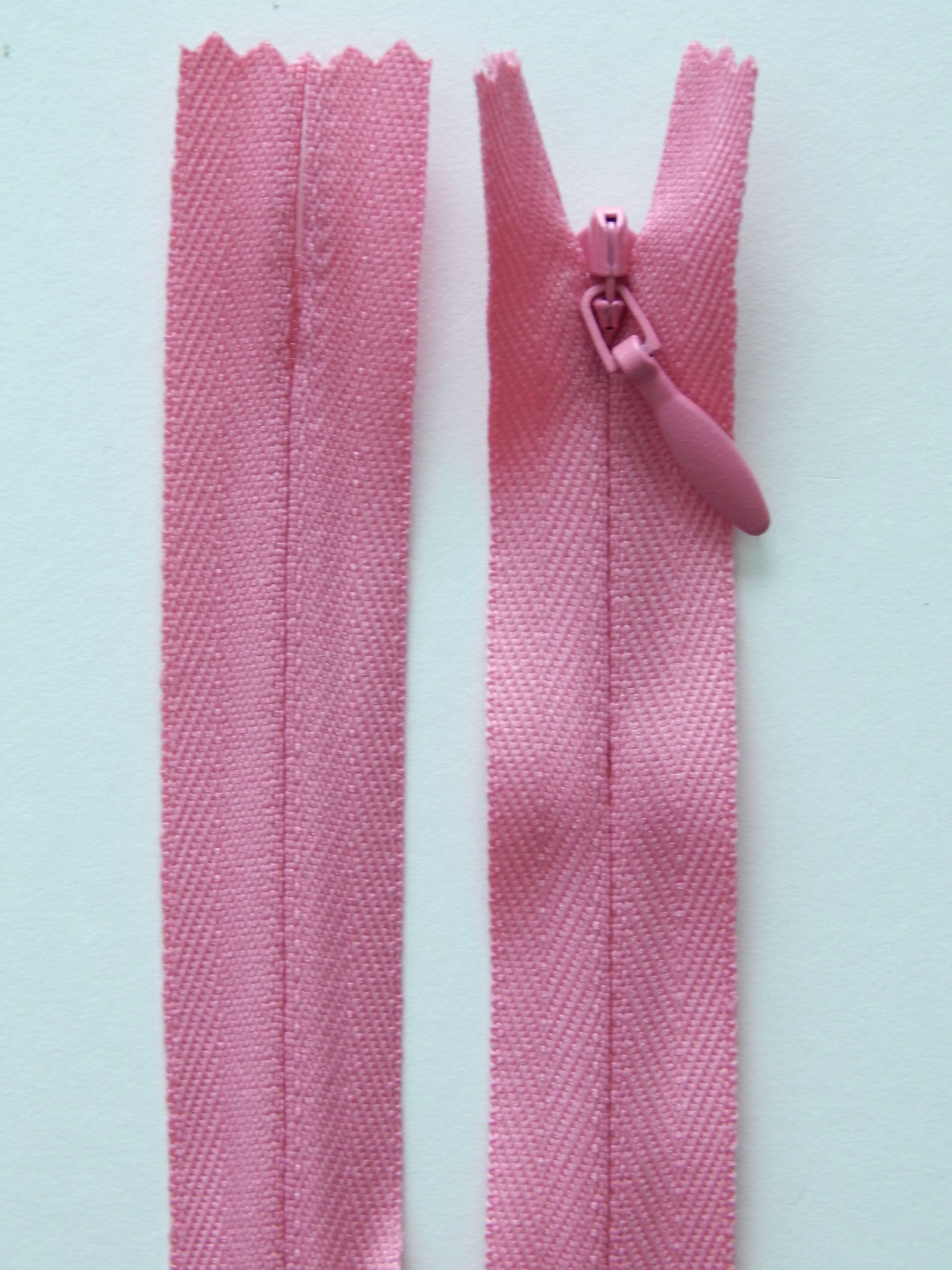 light pink invisible zipper