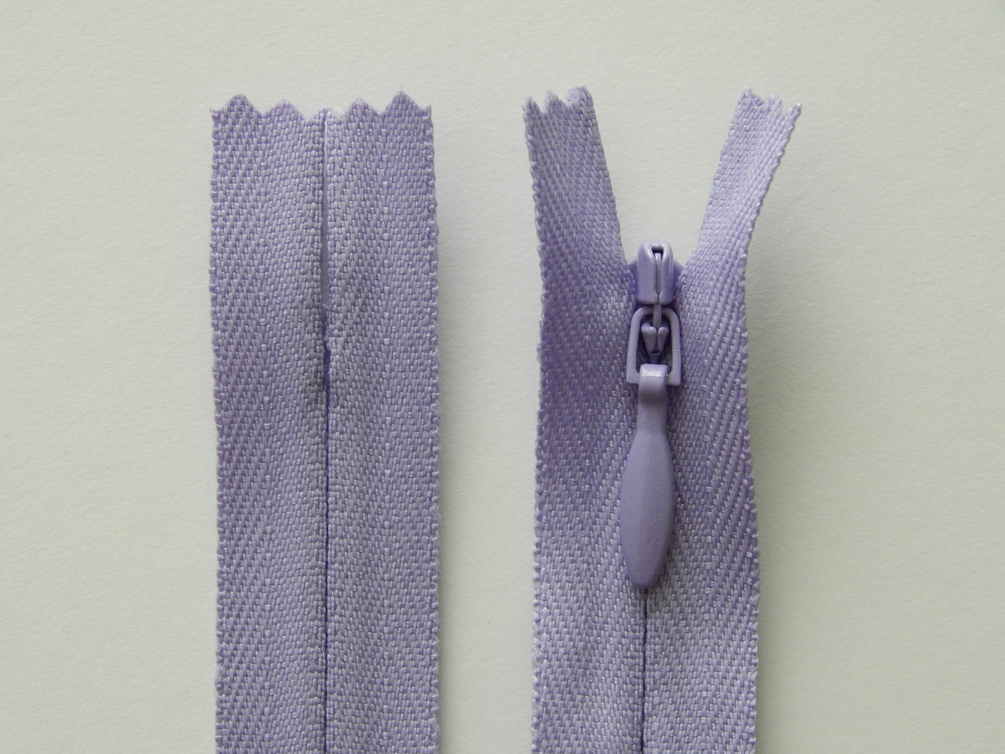 lilac concealed zipper