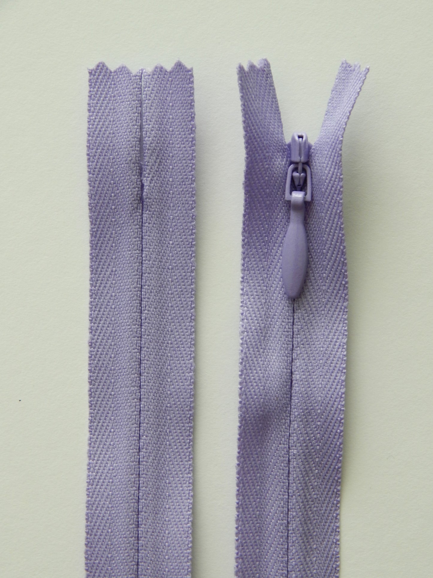 lilac invisible zipper
