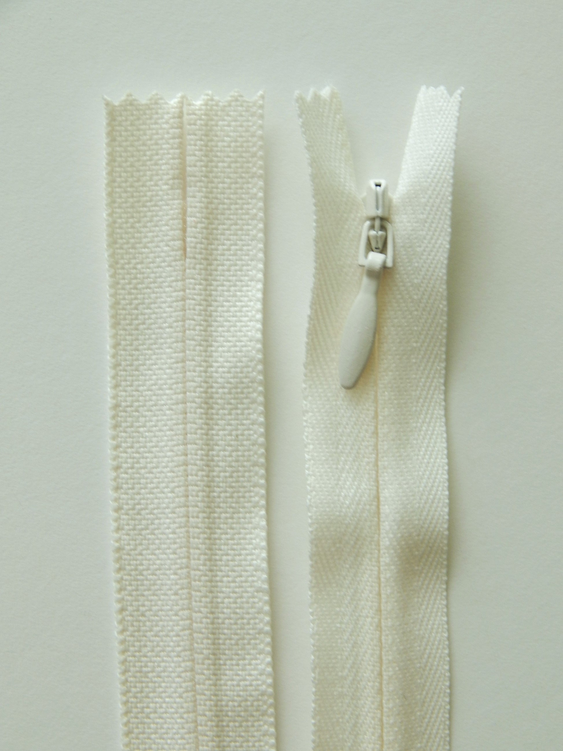 ivory invisible zipper