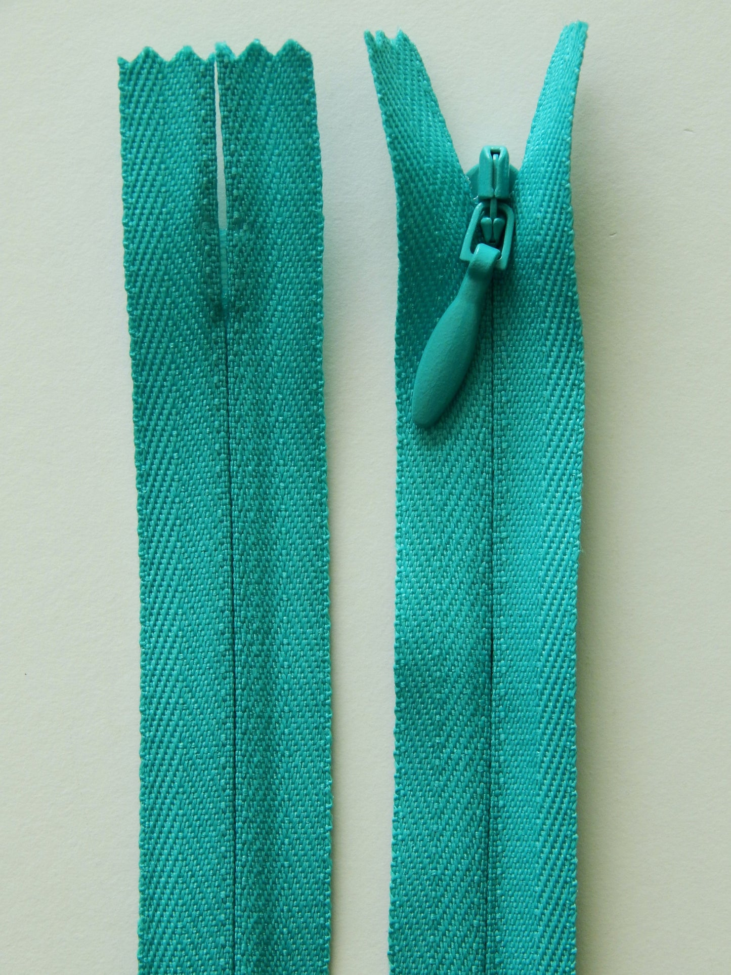 turquoise invisible zipper