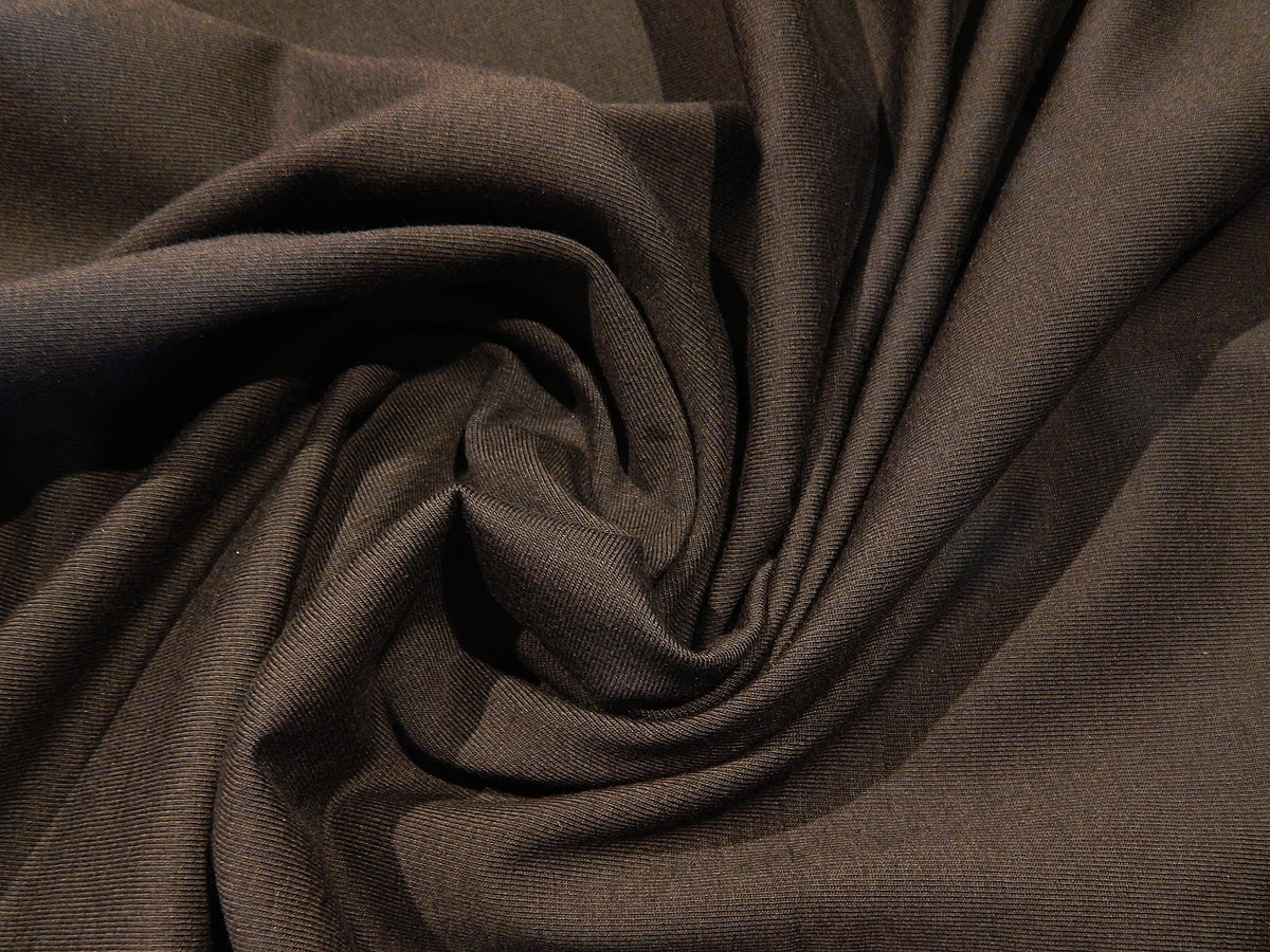 black cotton spandex jersey tshirt knit fabric telio perla knit